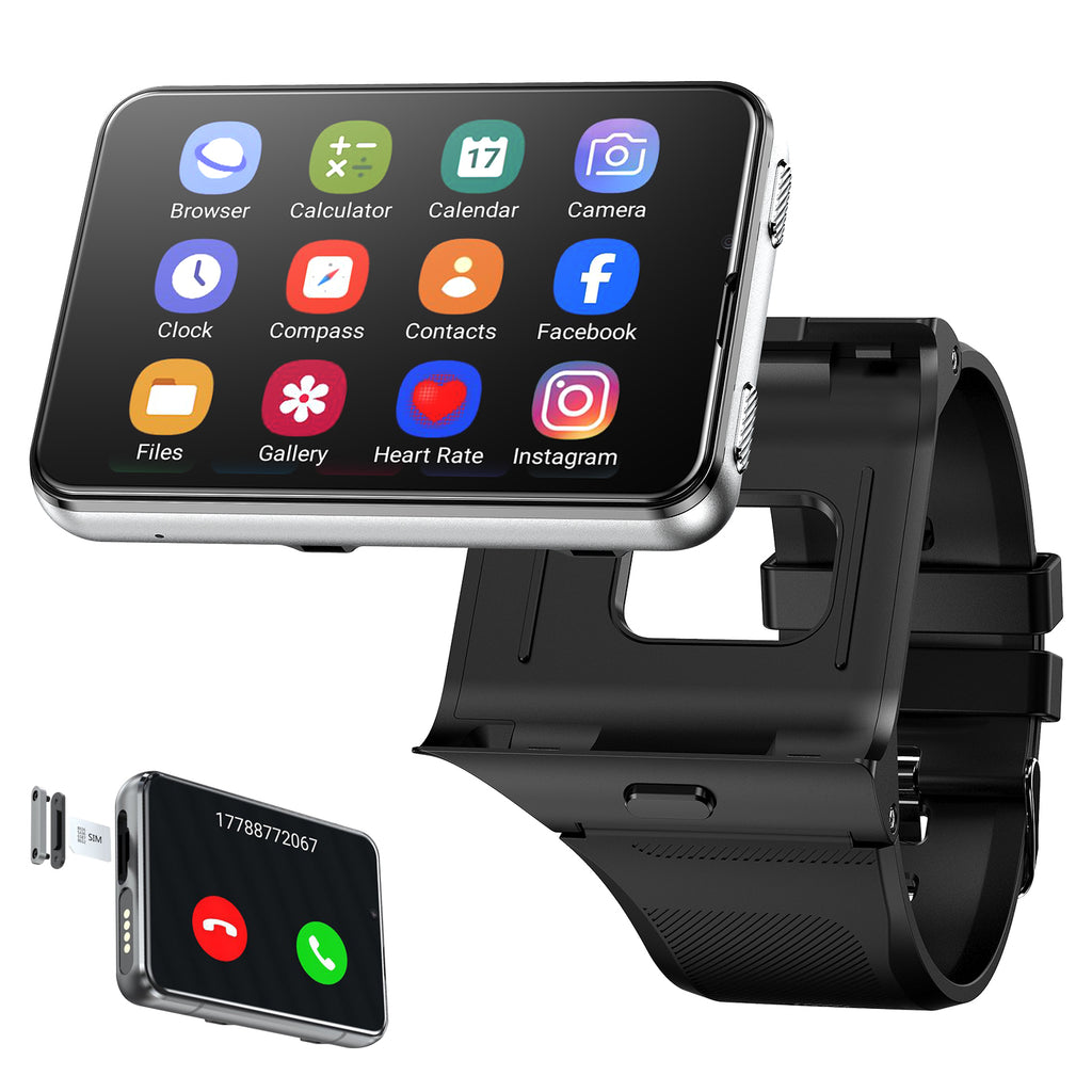 Domars 5G Smartwatch with Calling,2.88″ HD Touchscreen Dual Camera,GPS Navigation,Heart Rate Monitor, 100+ Exercise Modes – Standalone Smart Watch for Men Women