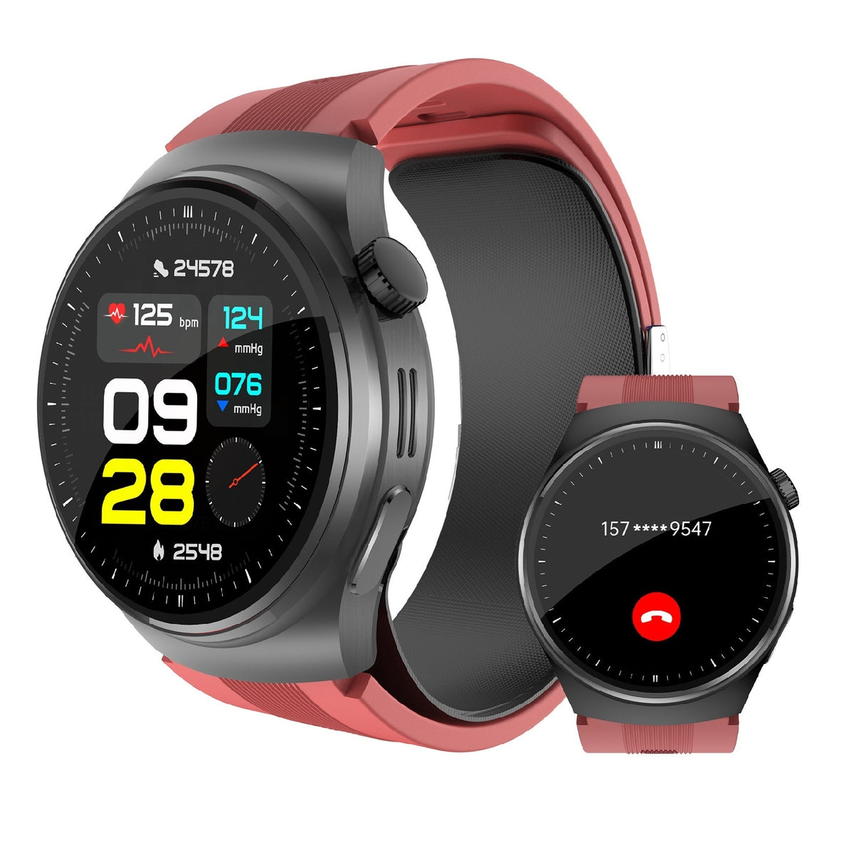 Domars Smart Watch, Fitness Tracker with Bluetooth 5.3, 1.39 Inch Full Touch Screen, Long Battery Life, Multi-Functional Sports Watch for Men Women