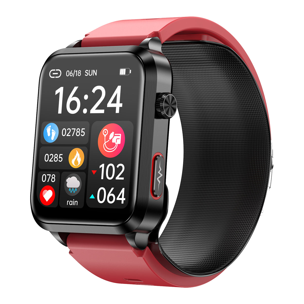Domars Smart Watch with Health Monitoring, 1.92" Vital Signs Tracker for Blood Oxygen/Temperature/Heart Rate, 120+ Sports Modes, 30-Day Battery, IP68 Waterproof, Fitness Watch for Men Women
