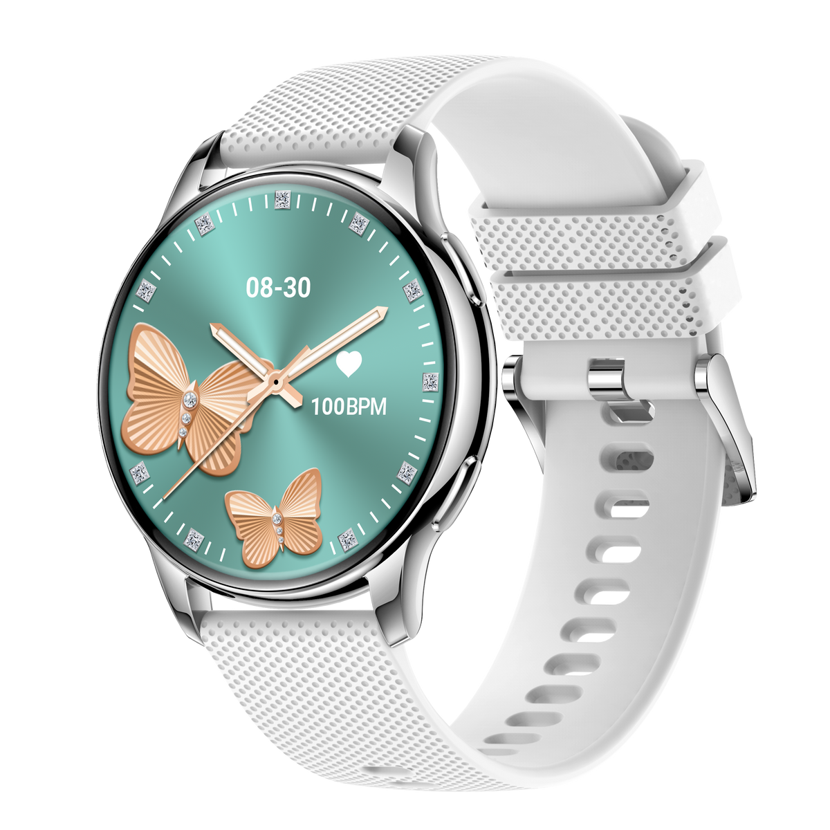 Women Smart Watch with Bluetooth Calling, 1.32" AMOLED Round Screen IP68 Waterproof Fitness Tracker, Multi Sports Modes Activity Watch Compatible with iPhone Android