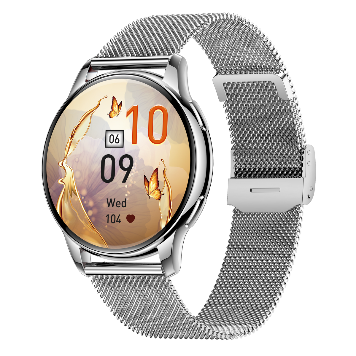 Women Smart Watch with Bluetooth Calling, 1.32" AMOLED Round Screen IP68 Waterproof Fitness Tracker, Multi Sports Modes Activity Watch Compatible with iPhone Android