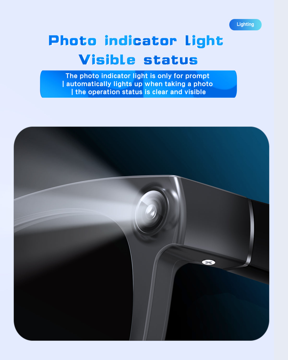 Q1 Smart Glasses 13MP 4K Camera, Bluetooth Audio Glasses, AI Voice Translate, Built-In Photochromic Lens, Hands-Free Call Video Recorder Eyewear