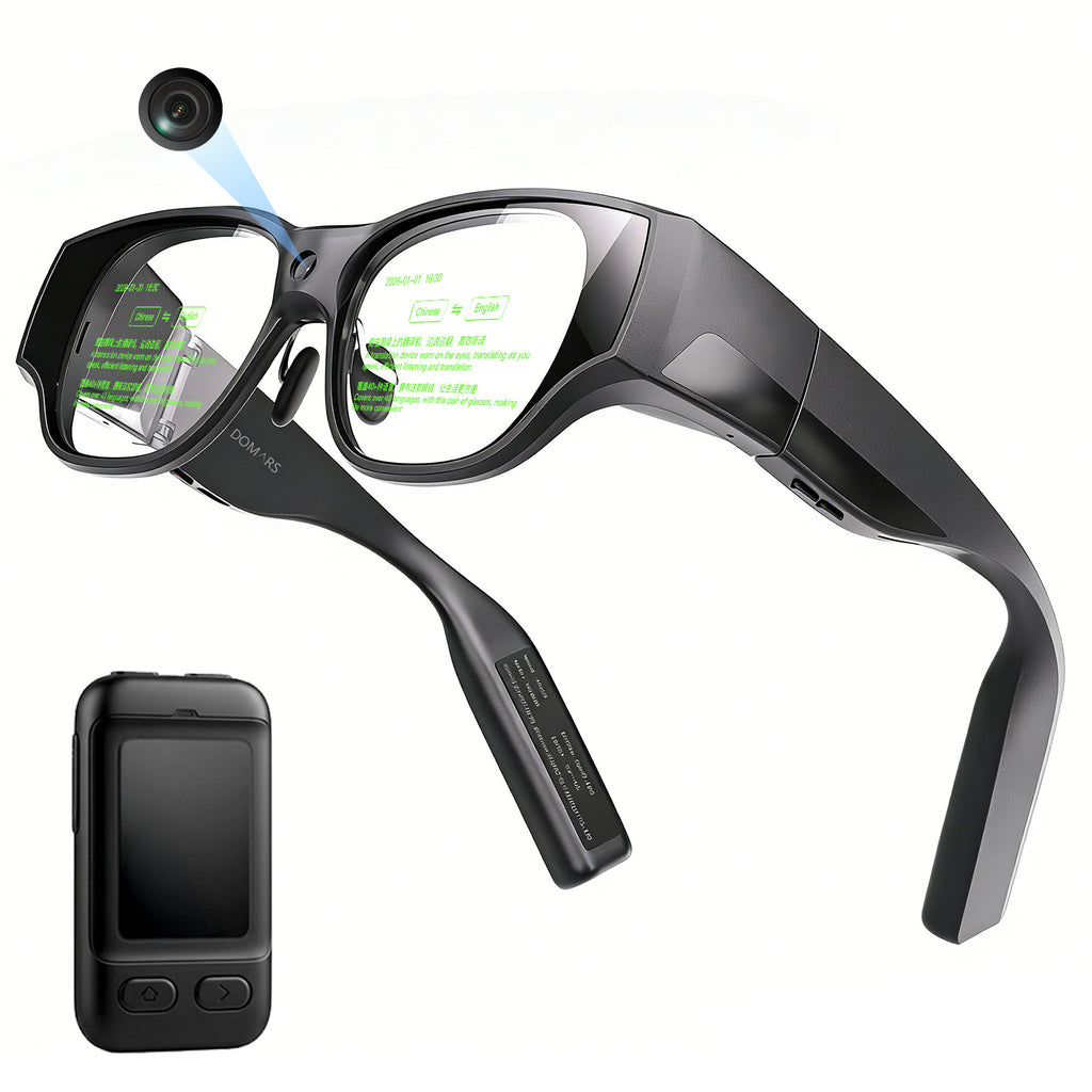 Domar's AI smart glasses with 8GB RAM, 128GB storage, Android 14, and a standalone 8-core 4nm processor: lightweight smart glasses for hands-free calls and video calls