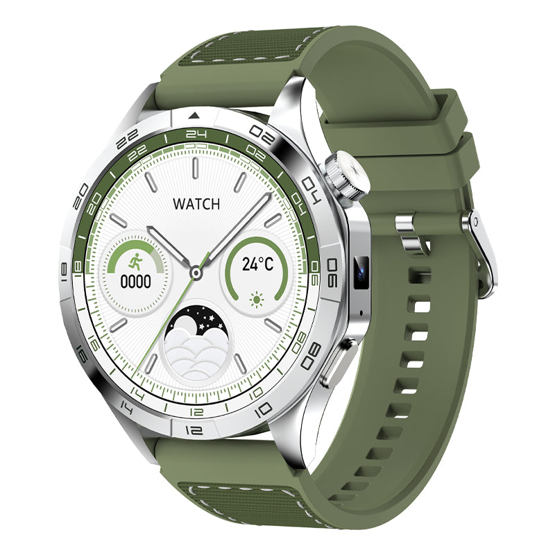 Domars Smart Watch for Men Women - with 8+128GB Extra Storage, 1.43" AMOLED HD Screen, 24/7 Heart Rate/Sleep Fitness, 115+Sports Modes|IP68 Waterproof Compatible with iOS/Android