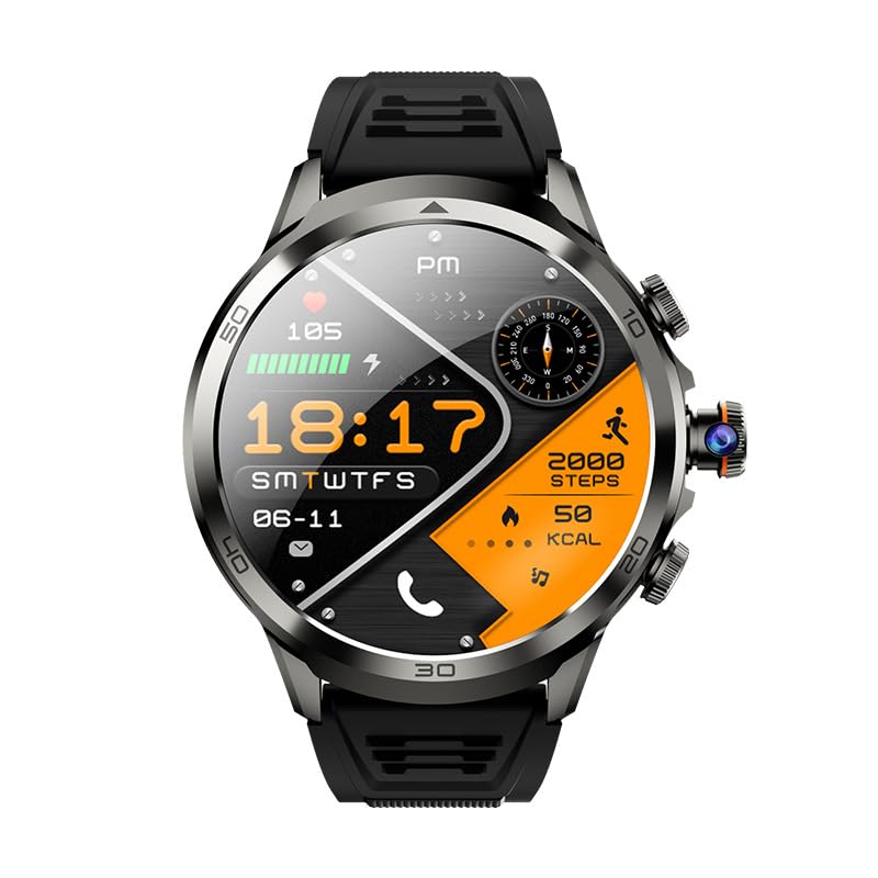 Smart Watch for Men Women, 1.95" HD Touchscreen, 1990mAh 7-Day Battery, IP67 Waterproof Fitness Tracker, Bluetooth Calling, 120+ Sports Modes for Android/iPhone