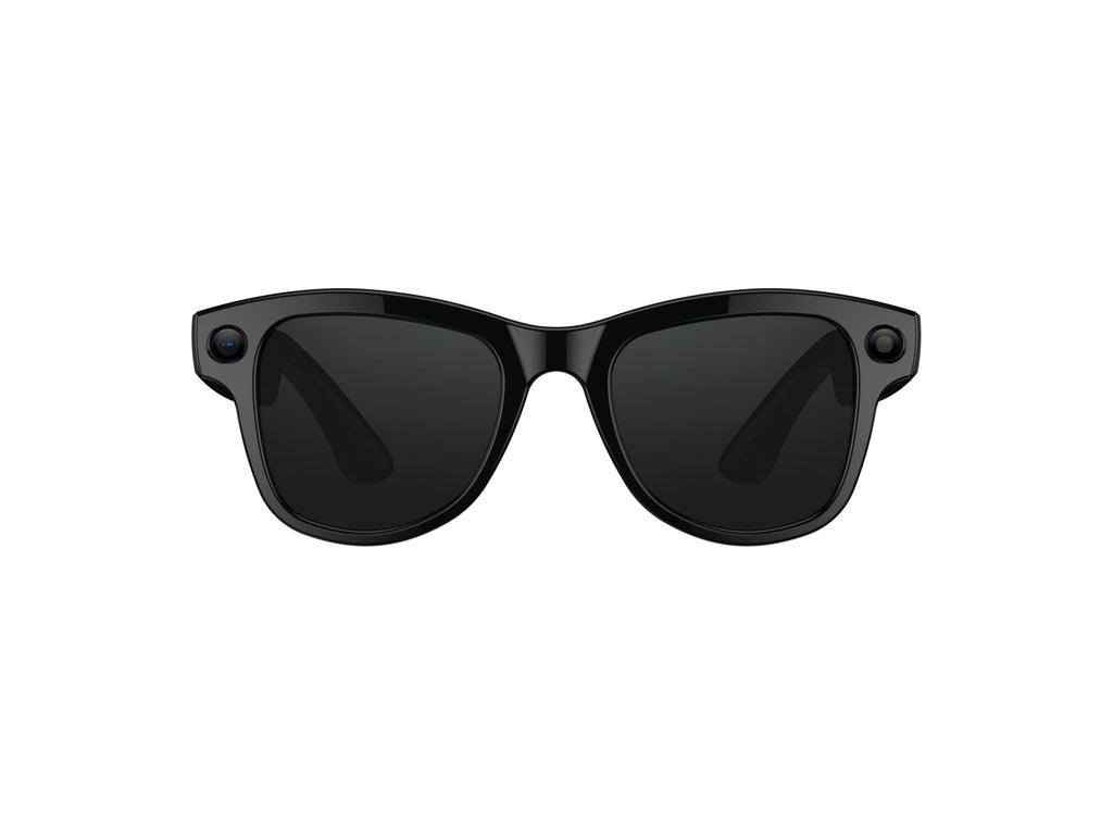 Domars Ultra AI Smart Glasses with 3600mAh Charging Case, 8MP Camera, Built-in ChatGPT, Voice Assistant, Hands-Free Recording & Translation, 32GB Memory, for Travel & Office