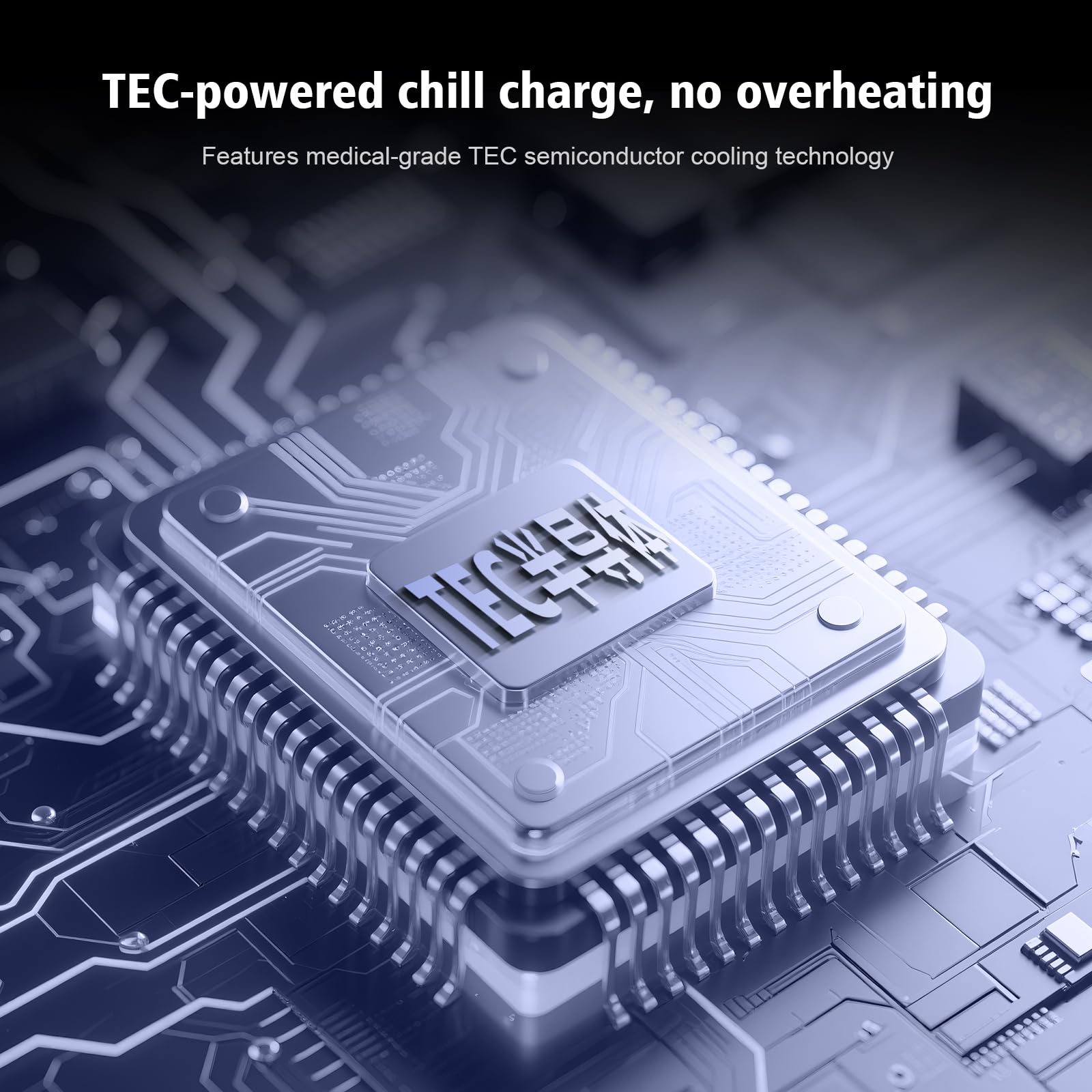 DOMARS Qi2-Certified Magnetic Wireless Charging Station | 15W Fast Charger with TEC Semiconductor Silent Fan | Nightstand Stand Compatible with Apple Watch, AirPods | Overheating-Proof Design