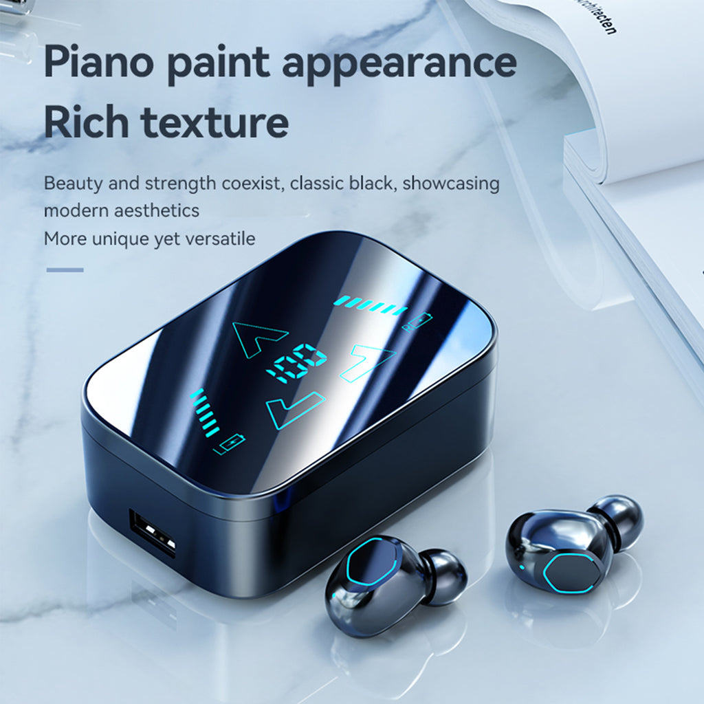Domars Wireless Earbuds, Ear Phones Wireless Earbuds,20000mAh Power Bank,58H Playback Bluetooth 5.3 Earbuds with ENC Noise Cancelling, Low Latency Gaming Headphones for iPhone Android