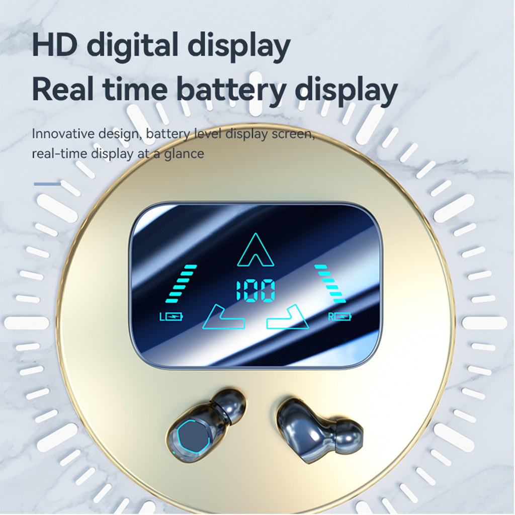 Domars Wireless Earbuds, Ear Phones Wireless Earbuds,20000mAh Power Bank,58H Playback Bluetooth 5.3 Earbuds with ENC Noise Cancelling, Low Latency Gaming Headphones for iPhone Android