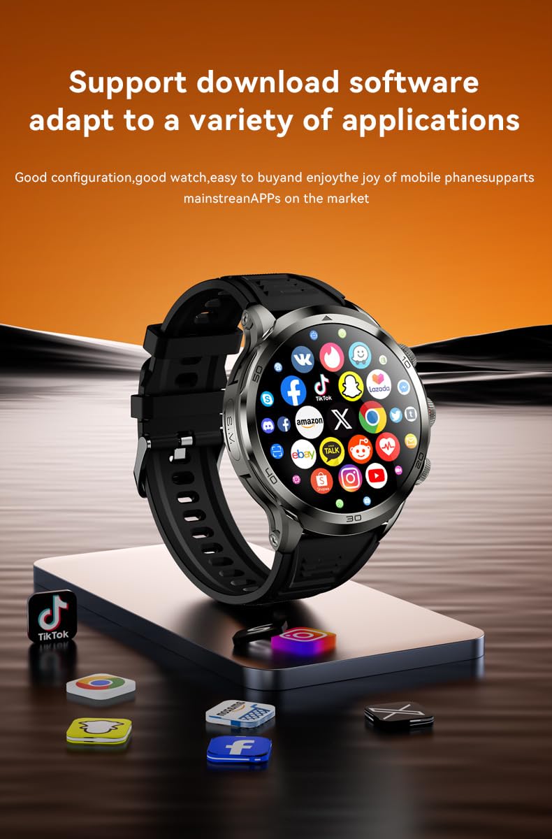 Smart Watch for Men Women, 1.95" HD Touchscreen, 1990mAh 7-Day Battery, IP67 Waterproof Fitness Tracker, Bluetooth Calling, 120+ Sports Modes for Android/iPhone
