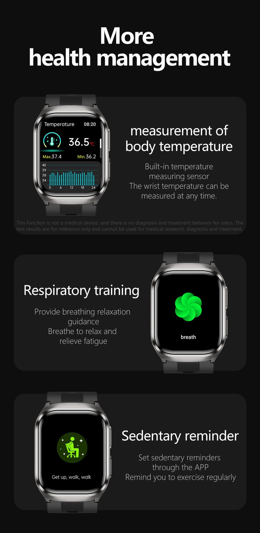 Domars Smartwatch with 2.06" AMOLED Screen, 123 Sports Modes, Advanced Health Trends Tracking, 30-Day Battery, Bluetooth Call, NFC, Multi-Language Support