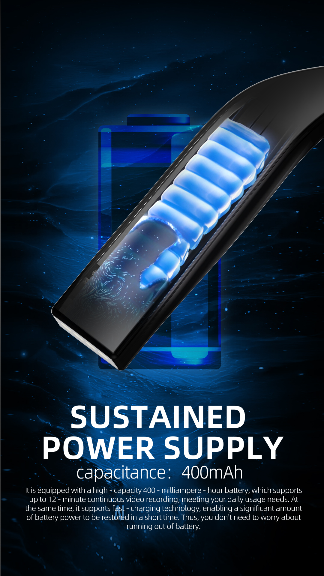 Domars AI Smart Glasses With 20MP HD Camera,Anti-Shake Video Recording,30H Battery Life,WiFi 5/6,32GB Memory,AI Translation & Recognition,Touch Control,Anti-blue Light and Anti-reflection Coating
