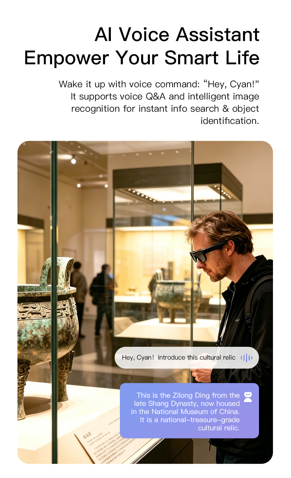Domars AI Smart Glasses with 20MP Camera,Real-Time Translation 139 Languages,Voice Assistant, Open-Ear Audio,47g Lightweight,Bluetooth Smart Eyewear for Business,Travel,Sports & Daily Use