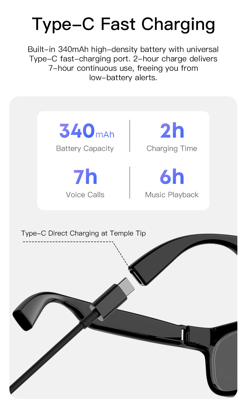 Domars AI Smart Glasses with 20MP Camera,Real-Time Translation 139 Languages,Voice Assistant, Open-Ear Audio,47g Lightweight,Bluetooth Smart Eyewear for Business,Travel,Sports & Daily Use