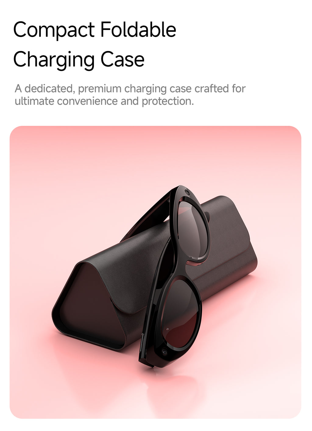 Domars nslation, Open‑Ear Speaker Hands‑Free Calling, AI Voice Assistant with Portable Charging Case for Travel Daily Life