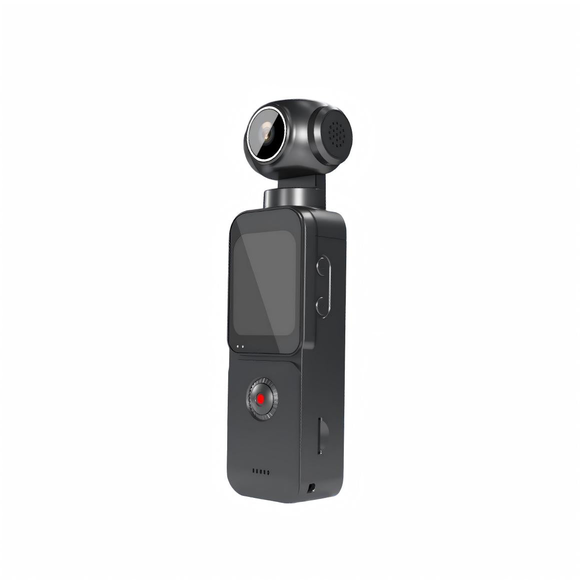 5K Action Camera with 150° Wide-Angle & 270° Rotating Lens, EIS Anti-Shake, 16MP Photos, WiFi, 1.69″ LCD – Lightweight Pocket Sports Cam for Vlogging, Cycling, Hiking, Skiing, Travel