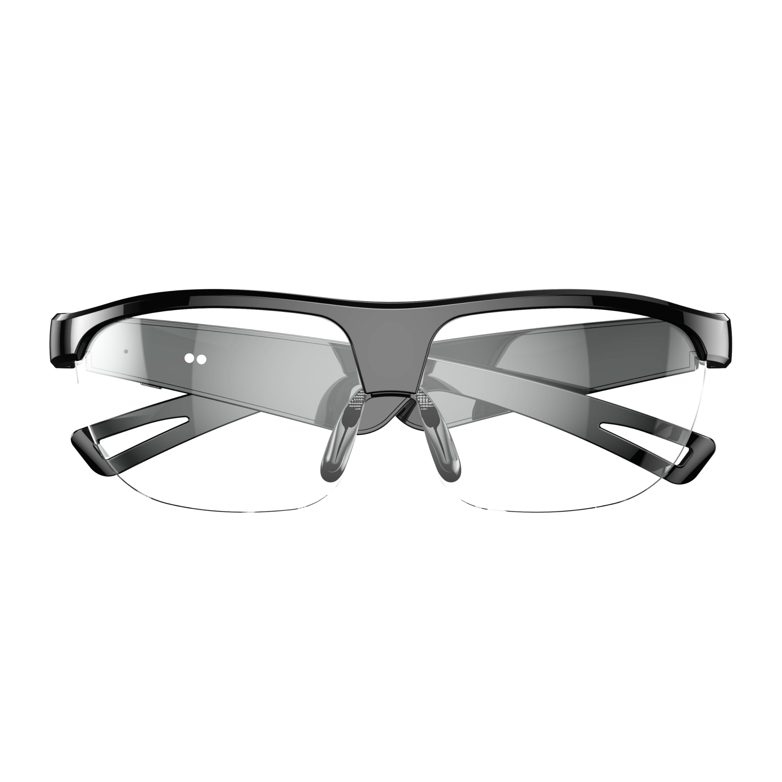 Domars Smart Glasses for Sports, AI Translator with 144 Languages, Bluetooth 5.0 Open-Ear Headphones, ENC Noise Cancelling, 4H Playtime, IPX5 Sweatproof, for Cycling/Running/Travel/Outdoor