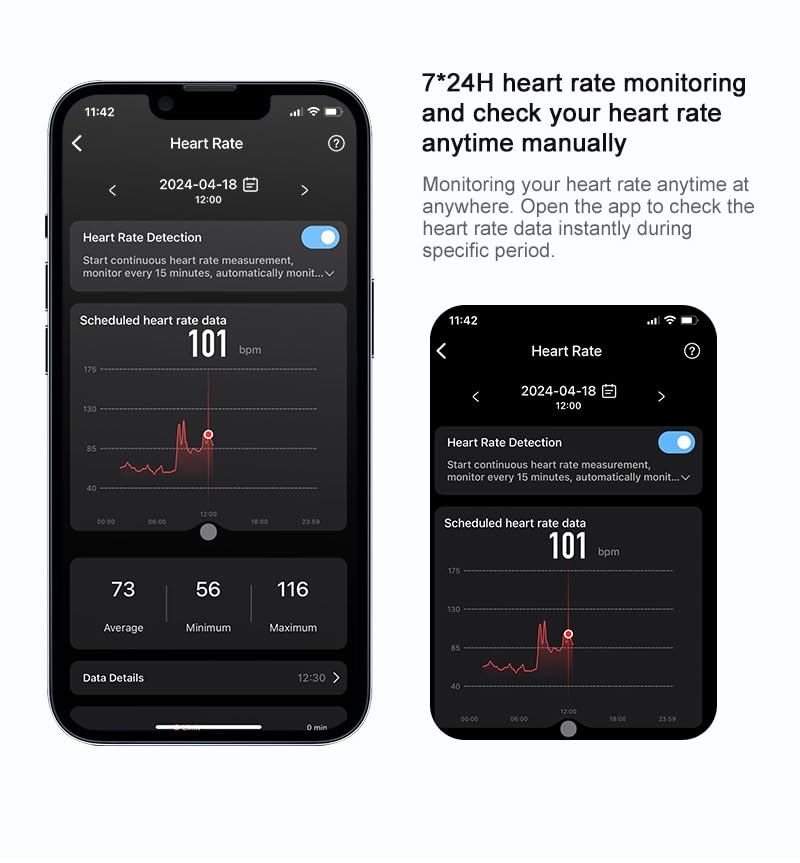 Domars Smart Health Ring for Women & Men - 7-Day Battery, 5ATM Waterproof, No Subscription - Heart Rate/Sleep/Stress/Fitness Tracker, Compatible with Android & iOS